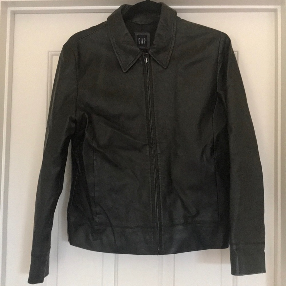 Gap 100% Leather Jacket